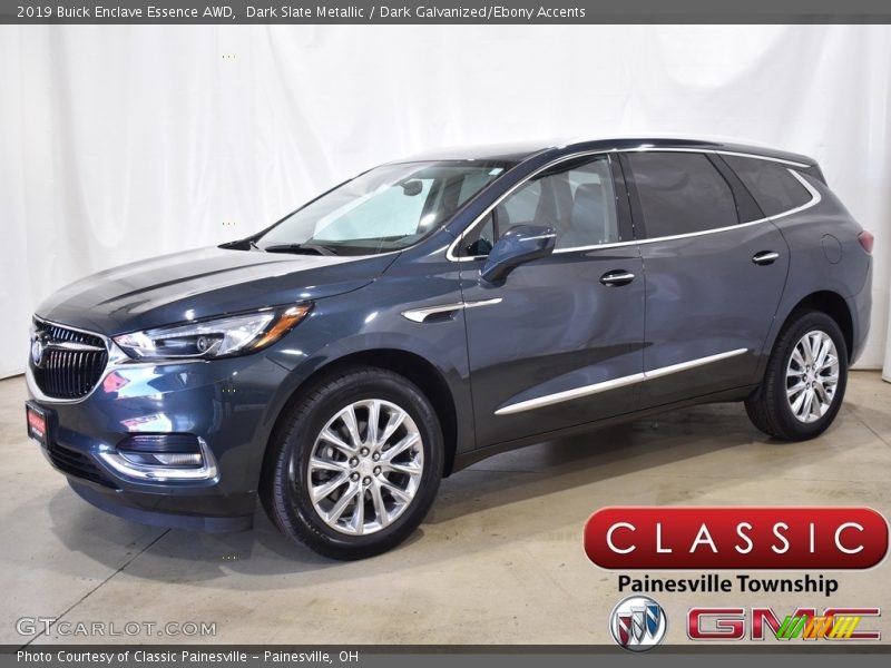 Dark Slate Metallic / Dark Galvanized/Ebony Accents 2019 Buick Enclave Essence AWD