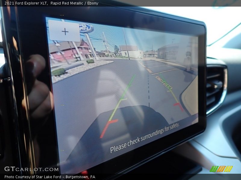 Rapid Red Metallic / Ebony 2021 Ford Explorer XLT