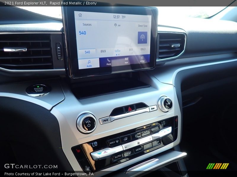 Rapid Red Metallic / Ebony 2021 Ford Explorer XLT