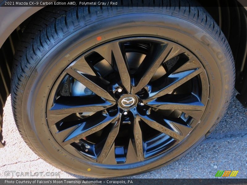 Polymetal Gray / Red 2021 Mazda CX-9 Carbon Edition AWD