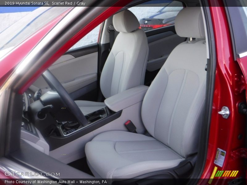 Scarlet Red / Gray 2019 Hyundai Sonata SE