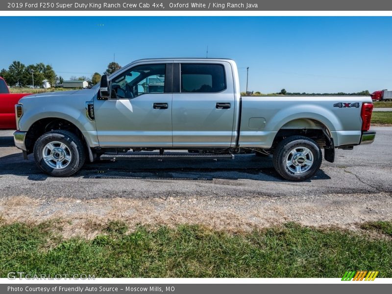 Oxford White / King Ranch Java 2019 Ford F250 Super Duty King Ranch Crew Cab 4x4