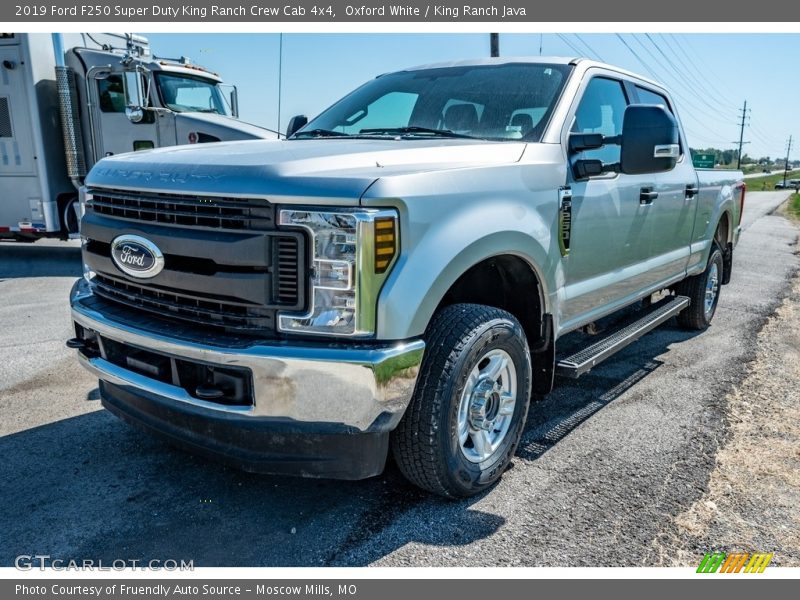 Oxford White / King Ranch Java 2019 Ford F250 Super Duty King Ranch Crew Cab 4x4