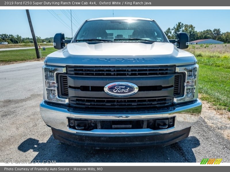Oxford White / King Ranch Java 2019 Ford F250 Super Duty King Ranch Crew Cab 4x4