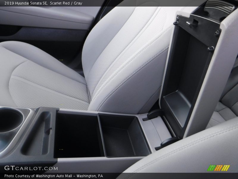 Scarlet Red / Gray 2019 Hyundai Sonata SE