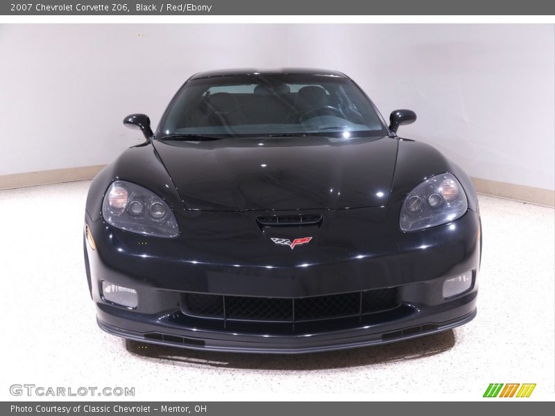 Black / Red/Ebony 2007 Chevrolet Corvette Z06