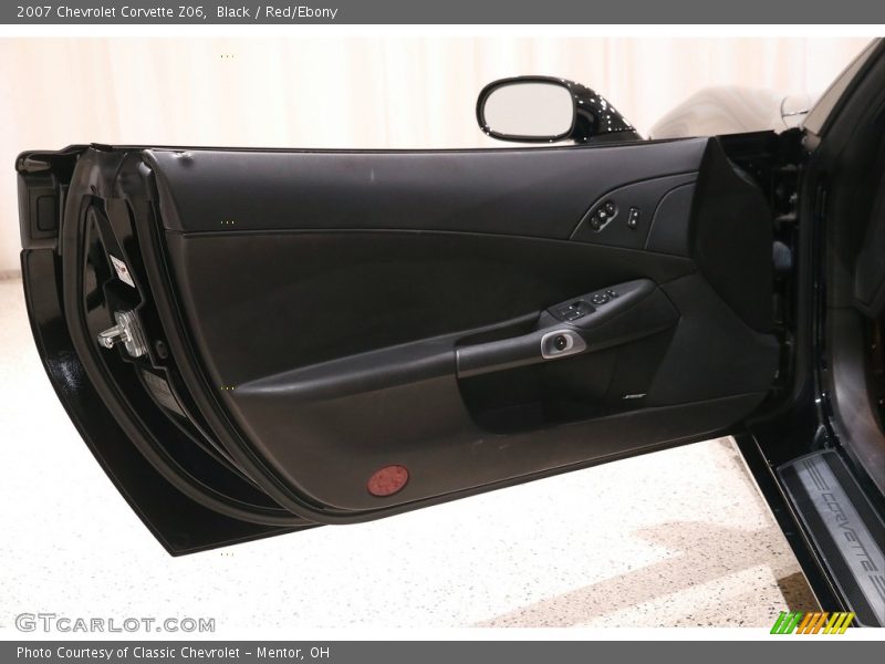 Black / Red/Ebony 2007 Chevrolet Corvette Z06