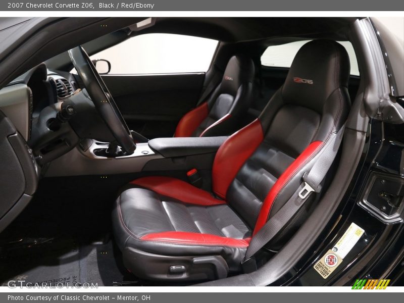Black / Red/Ebony 2007 Chevrolet Corvette Z06