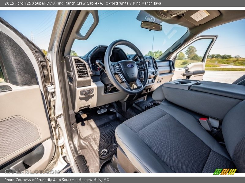 Oxford White / King Ranch Java 2019 Ford F250 Super Duty King Ranch Crew Cab 4x4