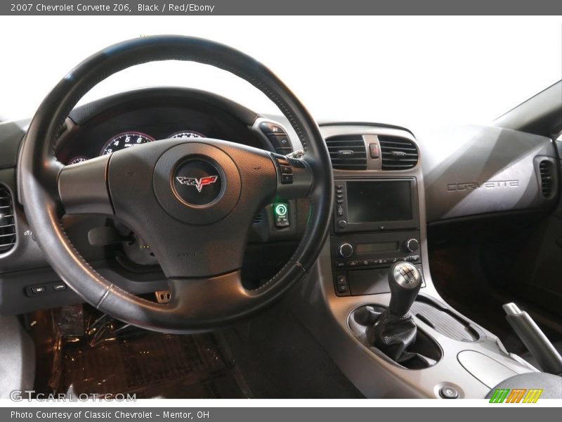 Black / Red/Ebony 2007 Chevrolet Corvette Z06