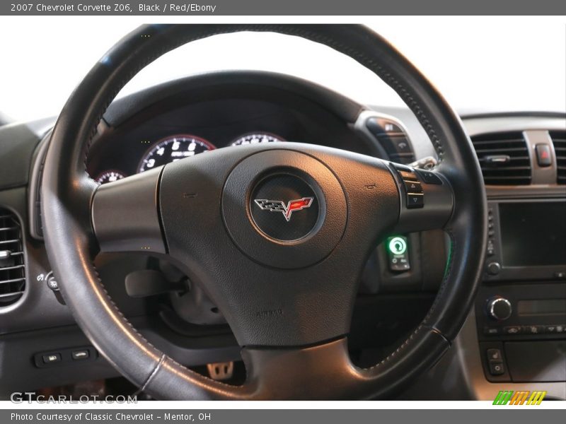 Black / Red/Ebony 2007 Chevrolet Corvette Z06