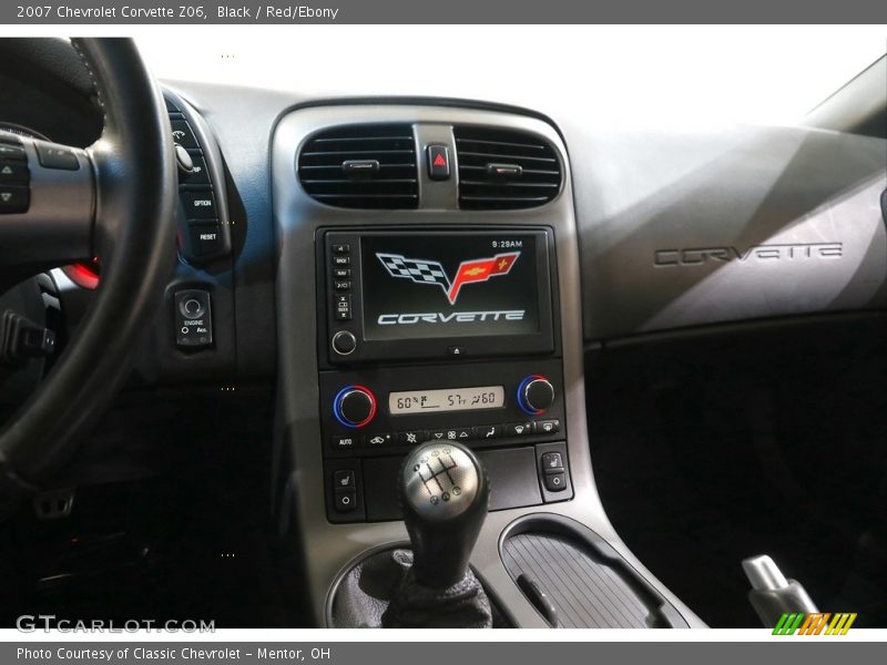 Black / Red/Ebony 2007 Chevrolet Corvette Z06