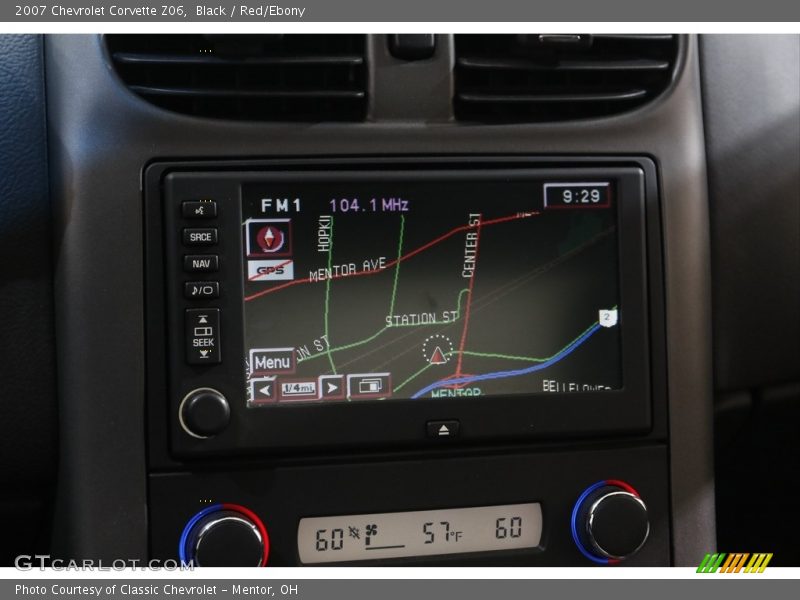 Black / Red/Ebony 2007 Chevrolet Corvette Z06
