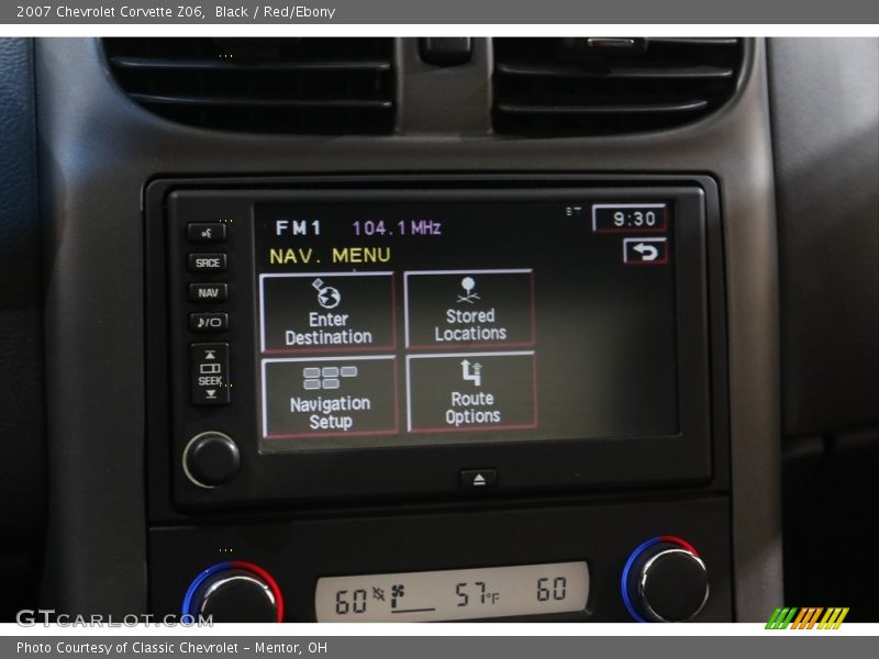Black / Red/Ebony 2007 Chevrolet Corvette Z06