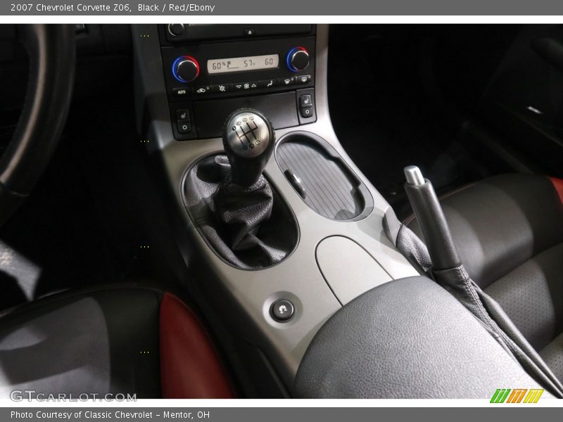 Black / Red/Ebony 2007 Chevrolet Corvette Z06