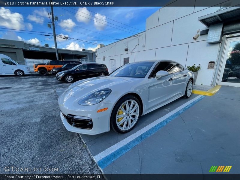 Front 3/4 View of 2018 Panamera Turbo Executive