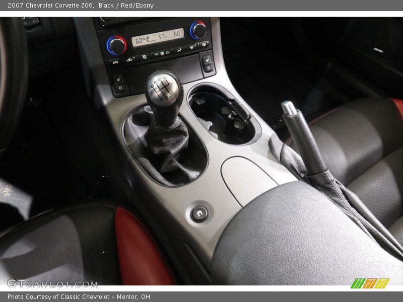 Black / Red/Ebony 2007 Chevrolet Corvette Z06