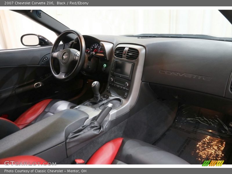 Black / Red/Ebony 2007 Chevrolet Corvette Z06