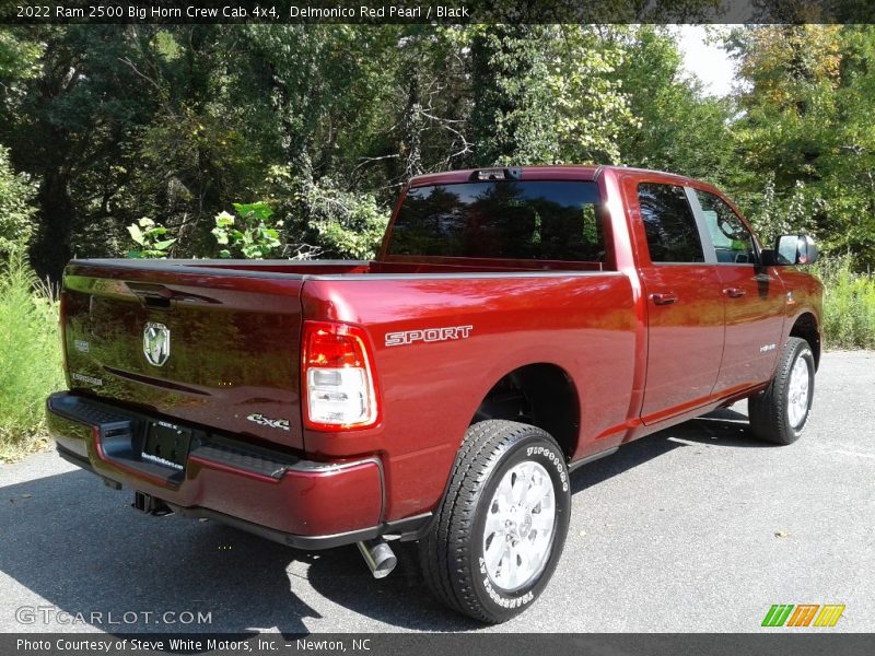 Delmonico Red Pearl / Black 2022 Ram 2500 Big Horn Crew Cab 4x4