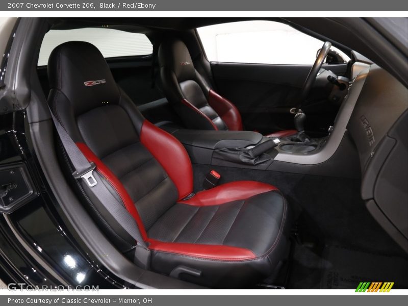 Black / Red/Ebony 2007 Chevrolet Corvette Z06