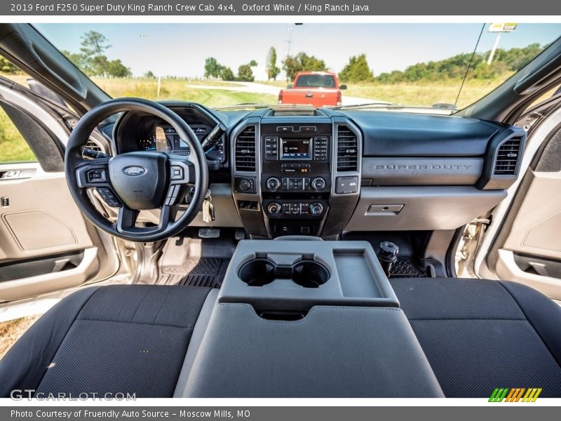 Oxford White / King Ranch Java 2019 Ford F250 Super Duty King Ranch Crew Cab 4x4