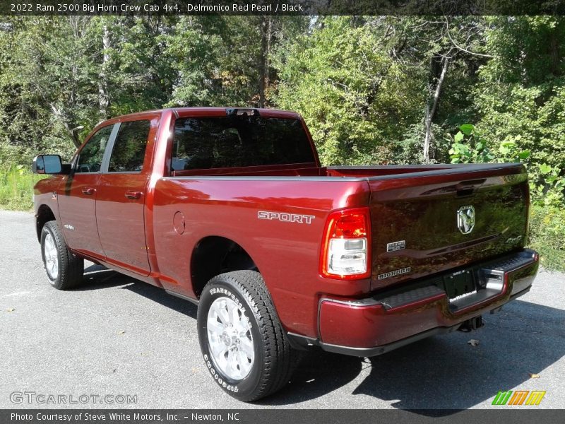 Delmonico Red Pearl / Black 2022 Ram 2500 Big Horn Crew Cab 4x4