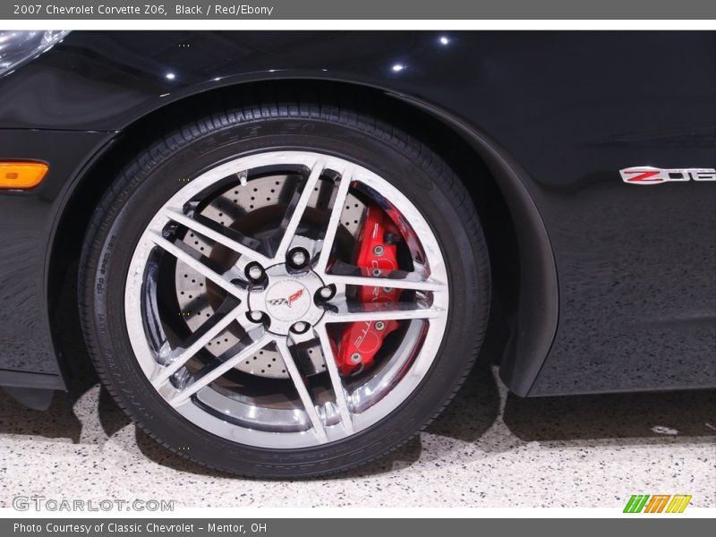 Black / Red/Ebony 2007 Chevrolet Corvette Z06