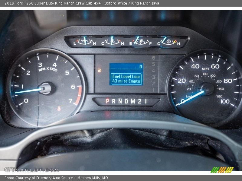 Oxford White / King Ranch Java 2019 Ford F250 Super Duty King Ranch Crew Cab 4x4