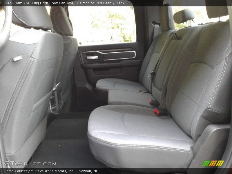 Rear Seat of 2022 2500 Big Horn Crew Cab 4x4