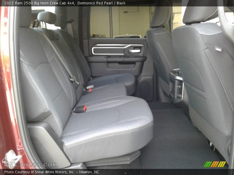 Rear Seat of 2022 2500 Big Horn Crew Cab 4x4