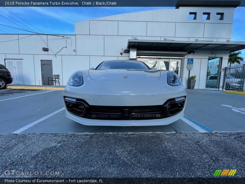 Chalk / Black/Chalk 2018 Porsche Panamera Turbo Executive