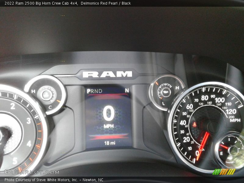  2022 2500 Big Horn Crew Cab 4x4 Big Horn Crew Cab 4x4 Gauges