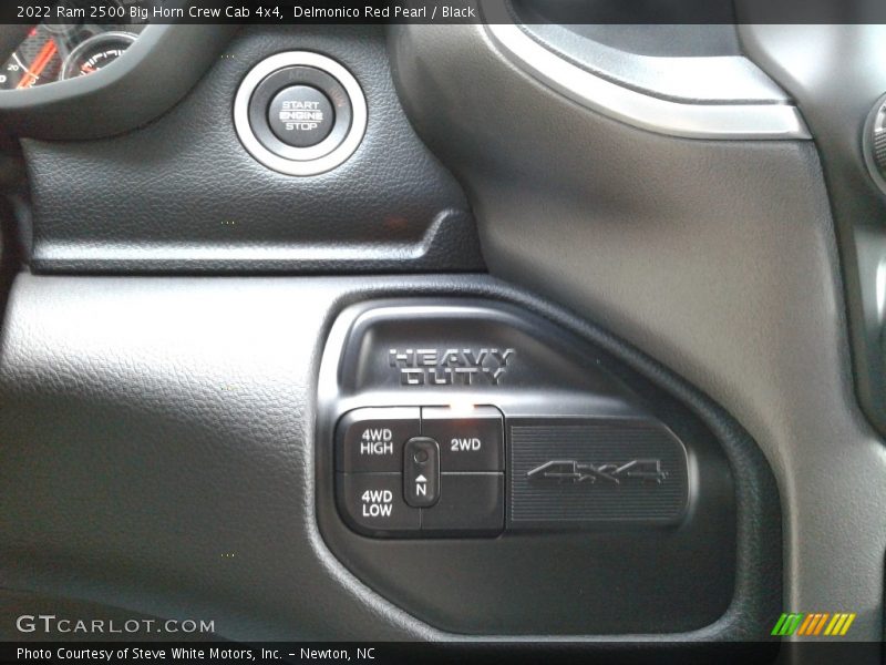 Controls of 2022 2500 Big Horn Crew Cab 4x4