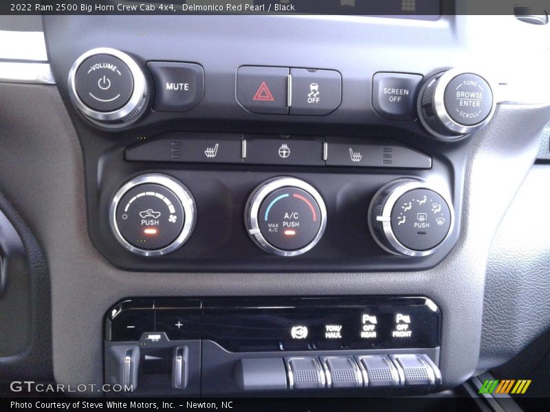 Controls of 2022 2500 Big Horn Crew Cab 4x4