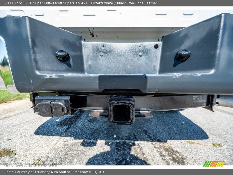 Oxford White / Black Two Tone Leather 2011 Ford F250 Super Duty Lariat SuperCab 4x4