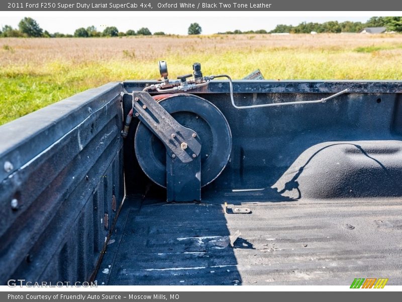 Oxford White / Black Two Tone Leather 2011 Ford F250 Super Duty Lariat SuperCab 4x4