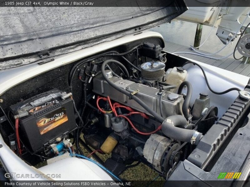  1985 CJ7 4x4 Engine - 258 ci. OHV 12-Valve AMC Inline 6 Cylinder