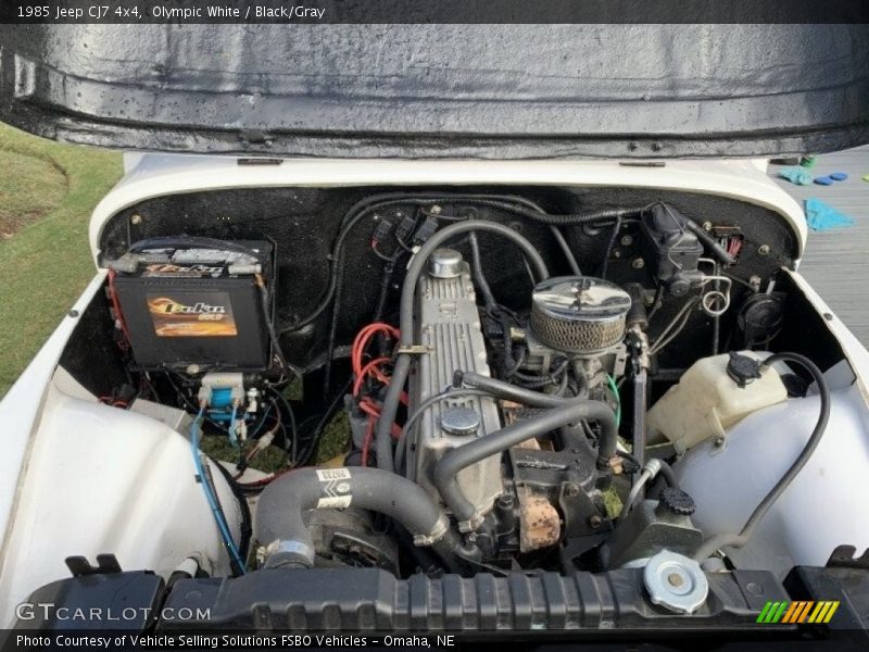  1985 CJ7 4x4 Engine - 258 ci. OHV 12-Valve AMC Inline 6 Cylinder