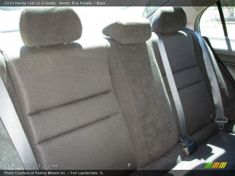 Atomic Blue Metallic / Black 2010 Honda Civic LX-S Sedan