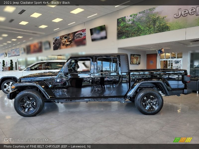 Black / Black 2021 Jeep Gladiator Sport 4x4