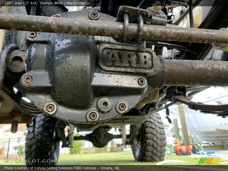 Undercarriage of 1985 CJ7 4x4