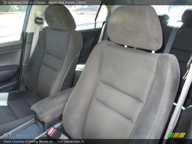Atomic Blue Metallic / Black 2010 Honda Civic LX-S Sedan