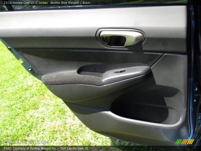 Atomic Blue Metallic / Black 2010 Honda Civic LX-S Sedan
