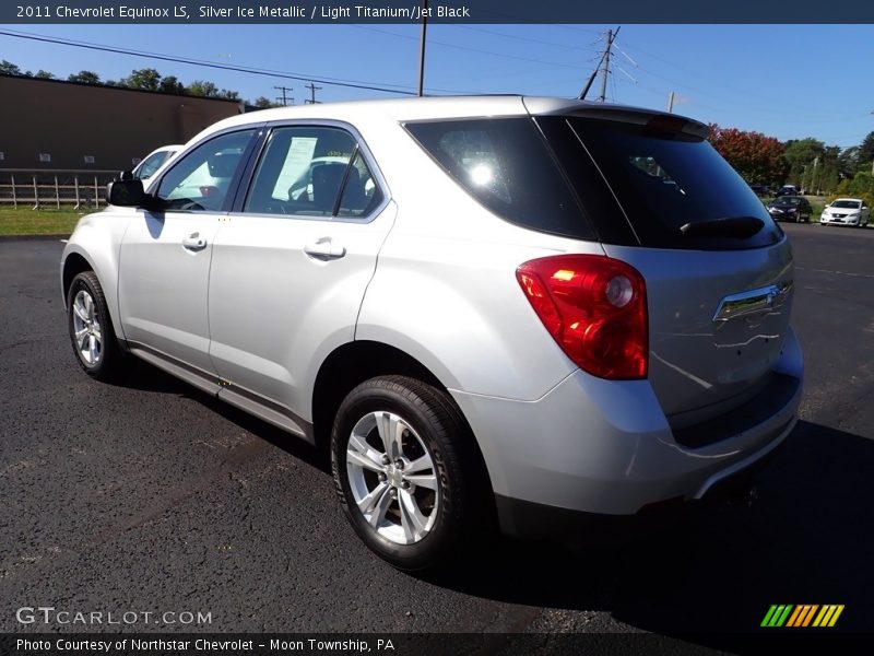 Silver Ice Metallic / Light Titanium/Jet Black 2011 Chevrolet Equinox LS