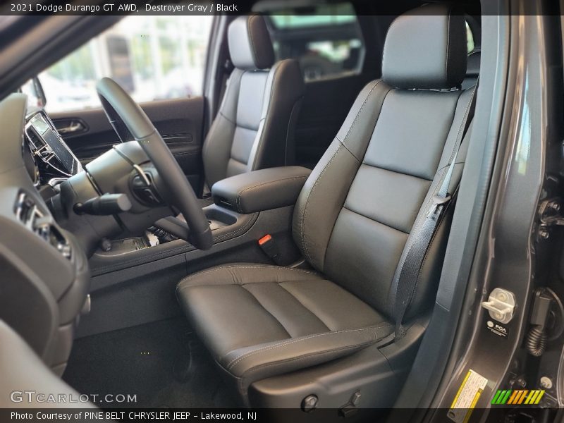 Front Seat of 2021 Durango GT AWD