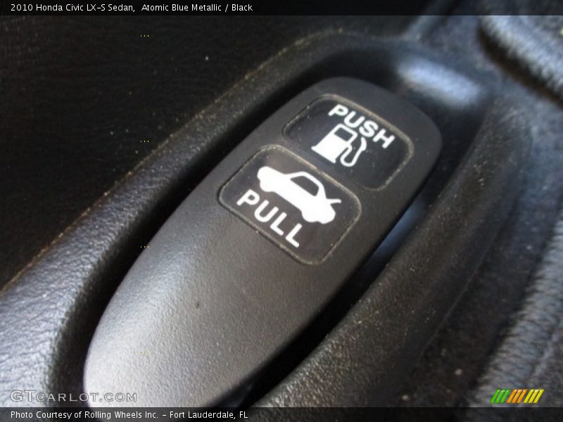 Atomic Blue Metallic / Black 2010 Honda Civic LX-S Sedan