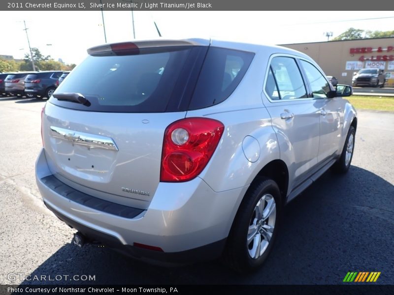 Silver Ice Metallic / Light Titanium/Jet Black 2011 Chevrolet Equinox LS