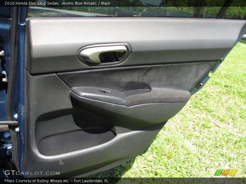 Atomic Blue Metallic / Black 2010 Honda Civic LX-S Sedan
