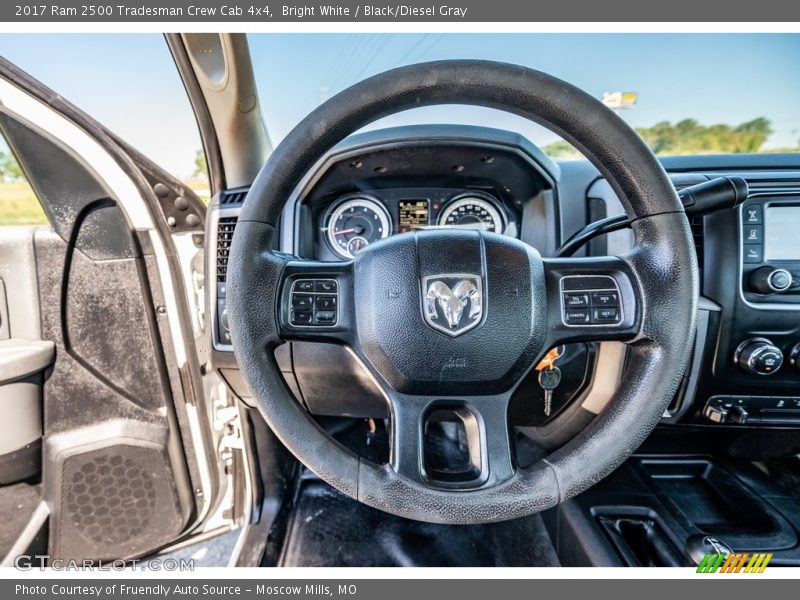 Bright White / Black/Diesel Gray 2017 Ram 2500 Tradesman Crew Cab 4x4