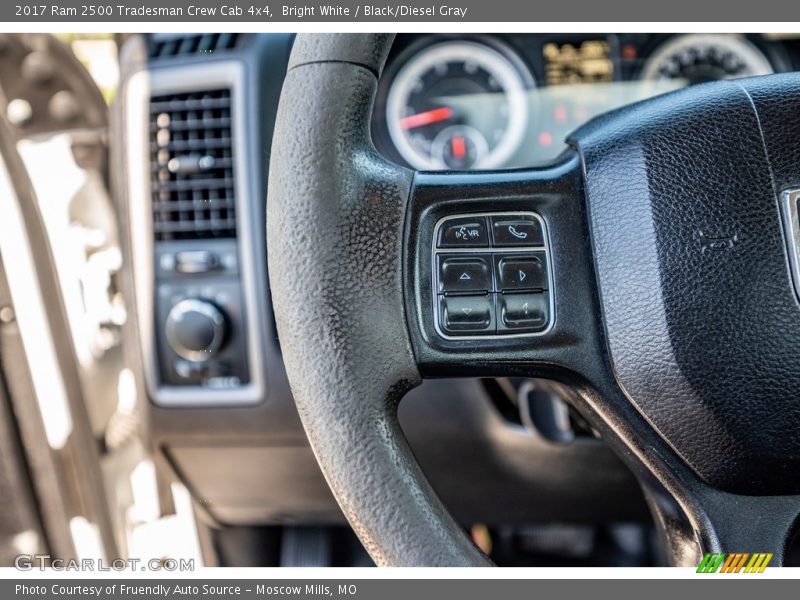 Bright White / Black/Diesel Gray 2017 Ram 2500 Tradesman Crew Cab 4x4